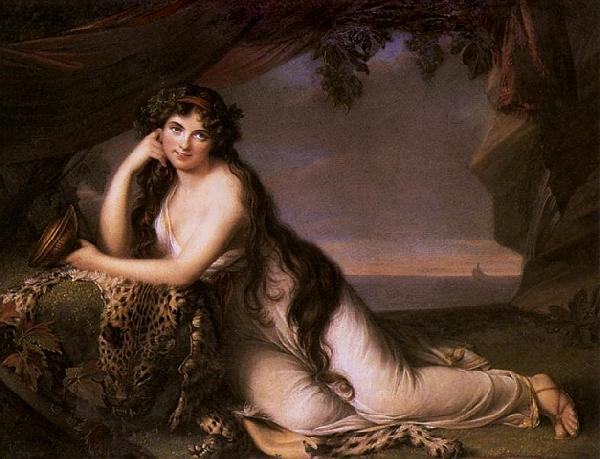 eisabeth Vige-Lebrun Lady Hamilton as Ariadne oil painting image